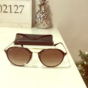 Ray-Ban Blaze Doublebridge in Tortoise/Brown